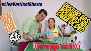 Desafio da CAIXA DE OVO! 💥🥚🤣😱👍#BoraHypar #challenge #funny #desafiodoovo #live #viralshorts