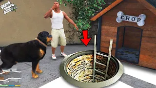 Franklin Found Chop's Secret Bunker In Front Of Chop House in GTA 5 | GTA5 AVENGERS