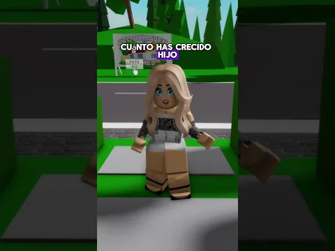 MI MAMÁ ME ABANDONA POR SER FEO #roblox #brookhaven #shorts