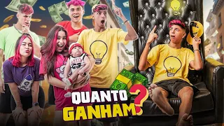QUANTO GANHA O GRUPO DOS ROSA *Emilly Vick, Leozinn 077, Katlenof, Robson Abreu, Void Cauan
