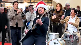 Shy kid plays guitar like a GOD and shocks everyone 💀 Thunderstruck AC/DC