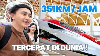 NAIK KERETA TERCEPAT SAMPAI 351KM/JAM