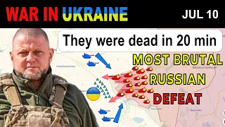 10 Jul: INSANE ATTACK. Russians Lose 200 MEN, 21 TANKS & BMPS IN 20 MINUTES | War in Ukraine