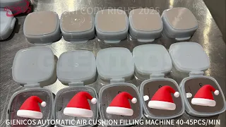 JQL-04C AUTOMATIC AIR CUSHION CC CREAM FILLING MACHINE GIENICOS 45PCS PER MIN