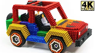 DIY Cómo hacer un Jeep Wrangler Unlimited con bolas magnéticas ASMR