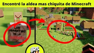 Encontré la Aldea más Pequeña de todo Minecraft | Historia dentro de minecraft