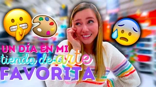 TODO UN DÍA EN UNA TIENDA DE ARTE 🎨 (MI FAVORITA)