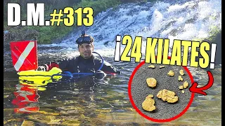 ¿Cuánto ORO hay bajo esta CASCADA? - Detección Metálica 313