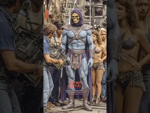 The Overlord of the Shadow Realm — He-Man & Conan Inspired | 1980s Retro Fantasy Visual