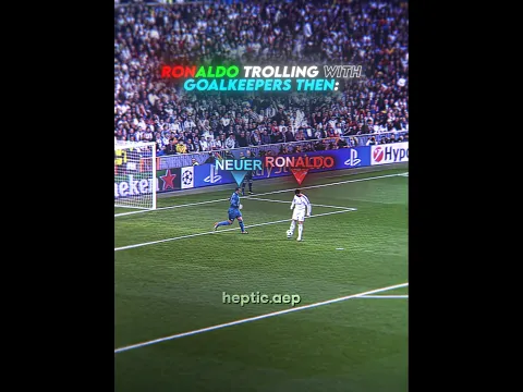 Ronaldo Trolling Goalkeepers Now Vs Then 😮‍💨