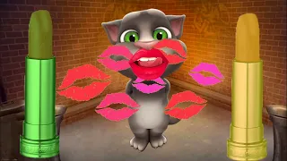 Lipstick💄colour funny talking Tom comedy video