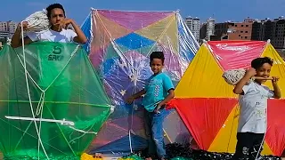 اكبر مصيده ب اكبر 3 طيارات ورقية | اليماني صقر