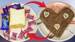 10 Minute Bread Cake With Oreo | Bread Cake Recipe Without Oven | Oreo Cake | No Bake Oreo Cake