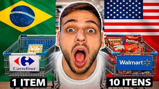 SOBREVIVI com SALÁRIO MÍNIMO no BRASIL e nos EUA - React Balian