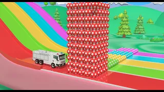 Learn colours with street vehicles and Itsy bitsy spider kids song | Kids song | Nursery rhymes Kids