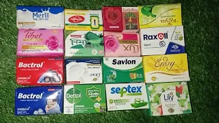 SOAP opening  savlon meril  bactrol and more #soap #soapopening 