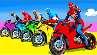 Spider-Man الرجل العنكبوت انقاذ باتمان Rescue batman vs iron man vs venom funny Game GTA 5 superhero