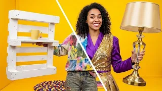 DESAFIO DE TRANSFORMAÇÃO RADICAL DE UM QUARTO || Rico X Falido | Quarto Barato X Caro, por 123 GO!