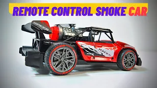 Remote Control Smoke Car in Metal Body | New Launch of Smoke Car with Lights | Unboxing and Review