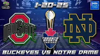 1-20-25 Ohio State vs Notre Dame Game Audio | College Football Playoff LIVE Streamcast & Chat