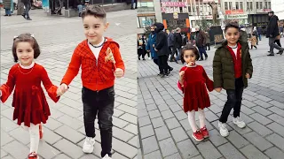مجموع الفيديوهات القصيره ل احمد وامنه 😍بسبوس عاشق بسه ويدلعها بسبوسه