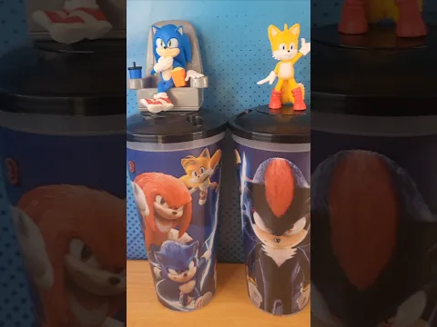 🥤 Limited Edition Sonic Movie 3 Collector’s Cups — I Got Them All!
