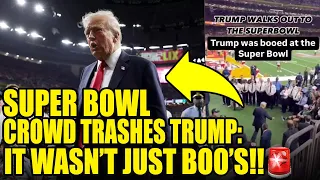 Trump STORMS Out of Super Bowl After Massive Crowd Reaction!