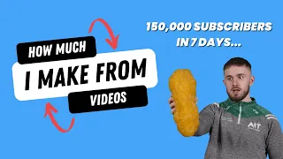 150,000 SUBSCRIBERS IN 7 DAYS !! - How much money do I make ? (Online Fat Loss Coach)
