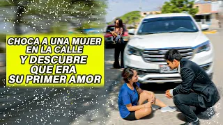Choca accidentalmente con una mujer en la calle y se sorprende al reconocerla como su primer amor