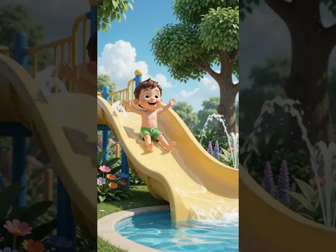 Water day | Nursery Rhymes & kids enjoying water park #nurseryrhymesery #kidssongs #kidsvideo