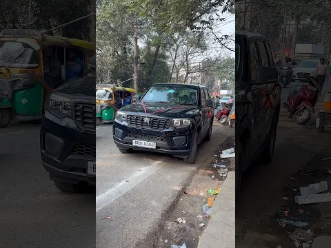 Scorpio N  Auto Folding Mirror Installation #youtubeshorts #shortvideo #automobile #car #viralshorts