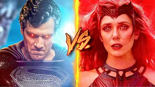 Superman vs Scarlet Witch Fight | Comparison | Super Santro
