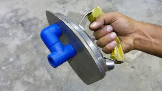 لن ترمي آلة كي الملابس واصنع منها آلة لحام الأنابيب البلاستيكية  how to make Plastic welding machine