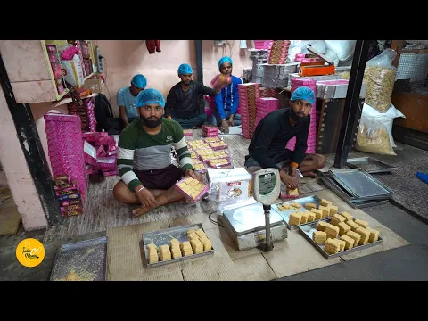 Huge Factory Making of Gajak😳 #gwaliorfood #shorts