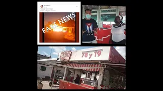 URGENTE, desmentida otra FakeNew en Cuba 🇨🇺, sobre incendio en el DITU de 19 y 78 en Playa.