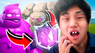 DECK 0% CÉREBRO E FÁCIL PRA CHEGAR NA MAIOR CAMPEÃO DO CLASH ROYALE