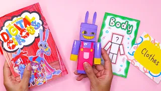 [🐾paper diy🐾] Jax in Minecraft - Amazing Digital Circus 💗 Craftybunnies ASMR Blind Bag Unboxing #jax