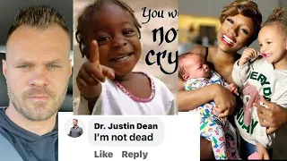 KORRA OBIDI TELLS DAUGHTER  & DR JUSTIN DEAN  RESPONDS "AM NOT DEAD"
