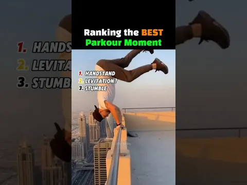 Ranking the BEST Parkour Moment #dangerous #dangerousmoments #pakour