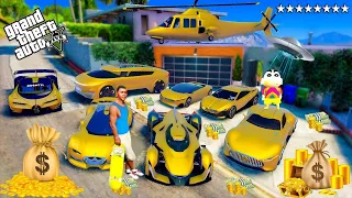 FRANKLIN TOUCH ANYTHING BECOME GOLD || EVERYTHING IS FREE IN GTA 5