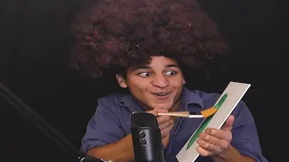 ASMR, but i'm bob ross