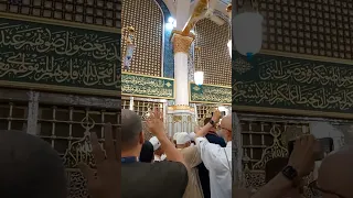 زيارة قبر الرسول _  السلام عليك يا رسول الله _ السلام عليك يا أبا بكر الصديق