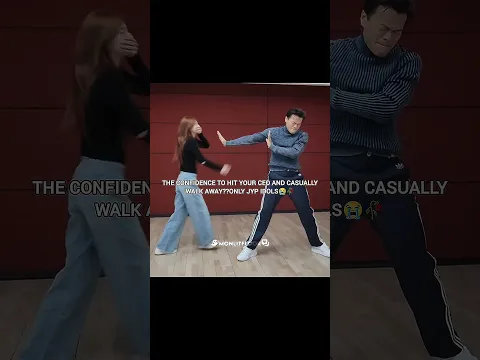 The way yeji hit jyp🤣#jyp #yeji #katseye