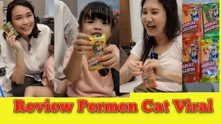 Reviews Permen cat Viral | Reviews Viral candy painting | Funny video #lucu