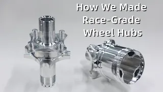 CNC Machining Custom Wheel Hubs for Brown Formula Racing
