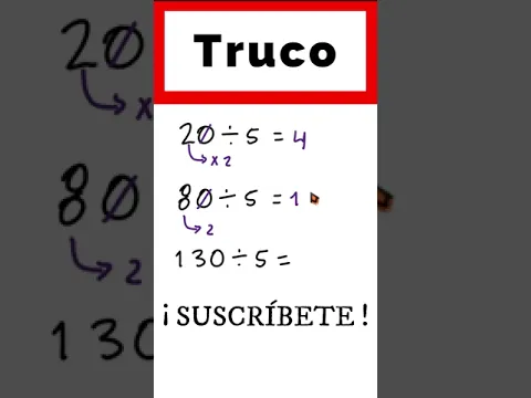 ✅👉 Como dividir facil y rapido