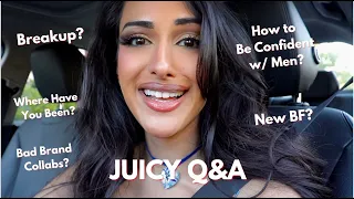 JUICY Q&A: Let's spill the tea (breakup, new BF, insecure men, other influencers, bad brand collabs)
