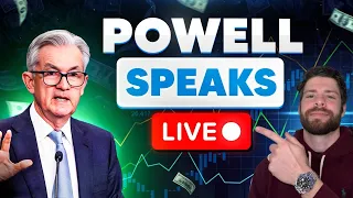 🔴WATCH LIVE: FED JEROME POWELL SPEECH 9:45AM! FOMC CHAIR SPEAKS BANKING