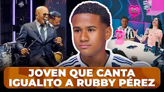 JOVEN QUE CANTA IGUALITO A RUBBY PÉREZ DEJA EN SHOCK A LAS BATURRAS