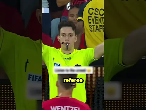 How Referees Test a Rainy Football Pitch 🌧️⚽